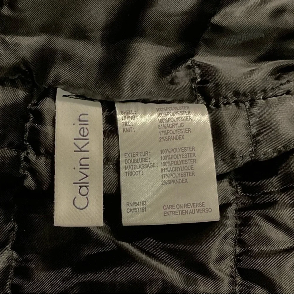 Calvin Klein Black Classic Ripstop Bomber Jacket Men’s S - Picture 8 of 10